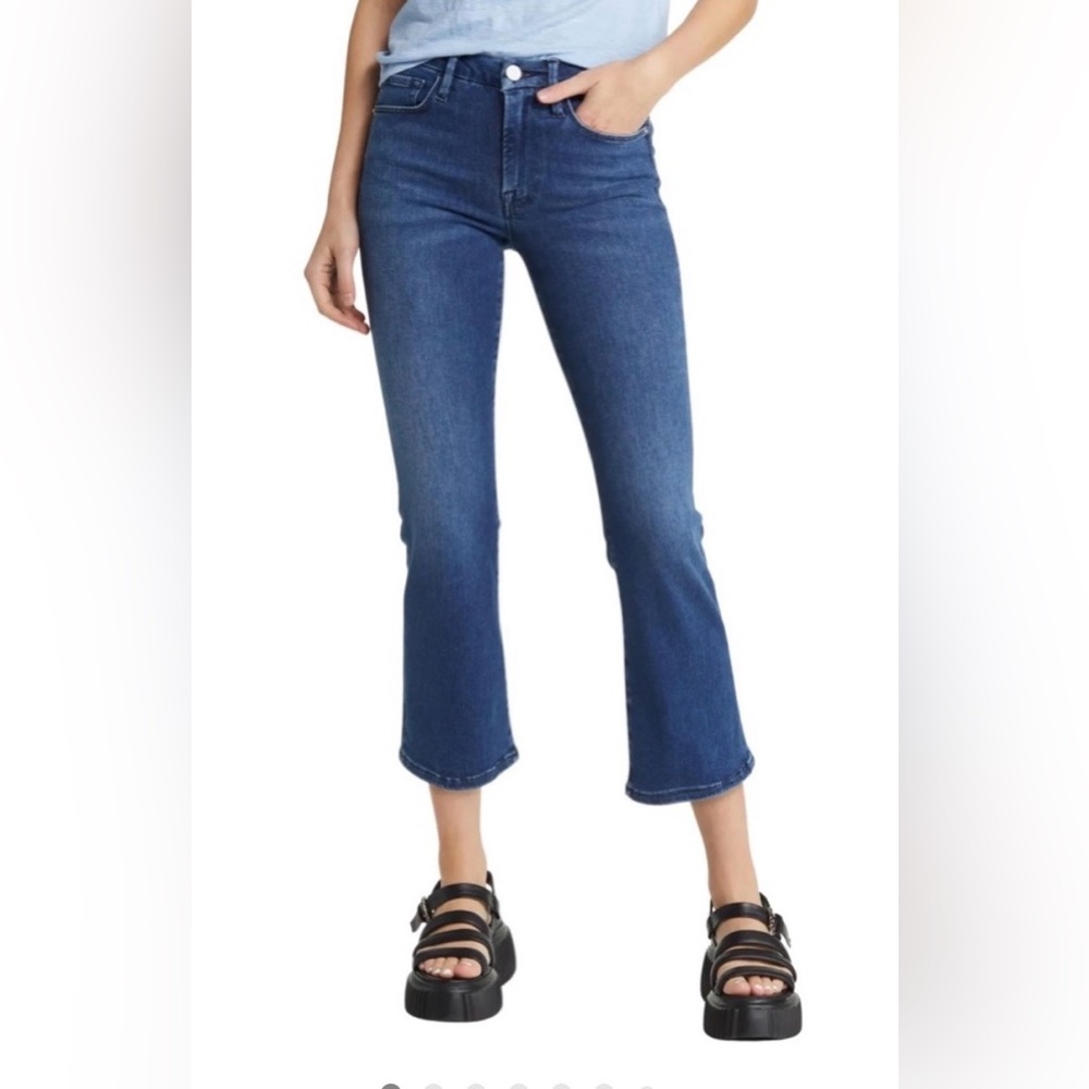 FRAME Le Crop Mini Boot in Bornstein